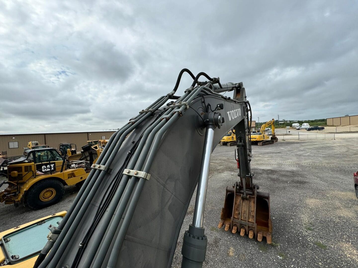 Volvo excavator arm and bucket