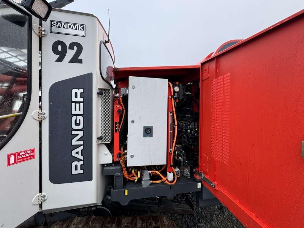 Sandvik Ranger 92 machine with open electrical compartment